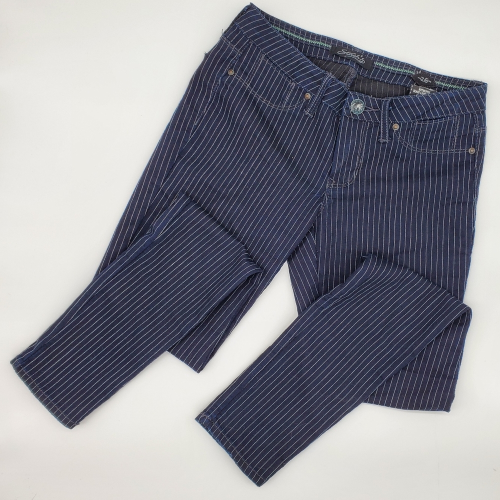 Stitch's Pinstripe Skinny Pants